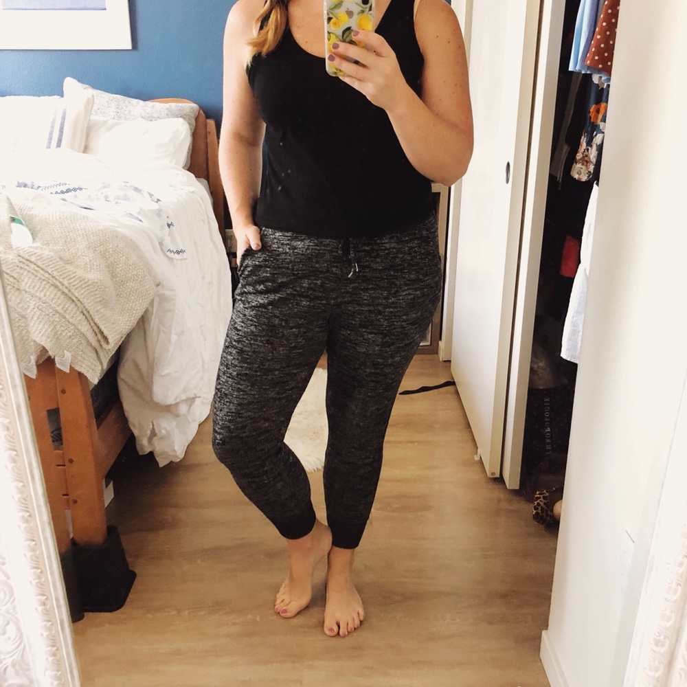 Gap Space-Dye Sweater Knit Joggers